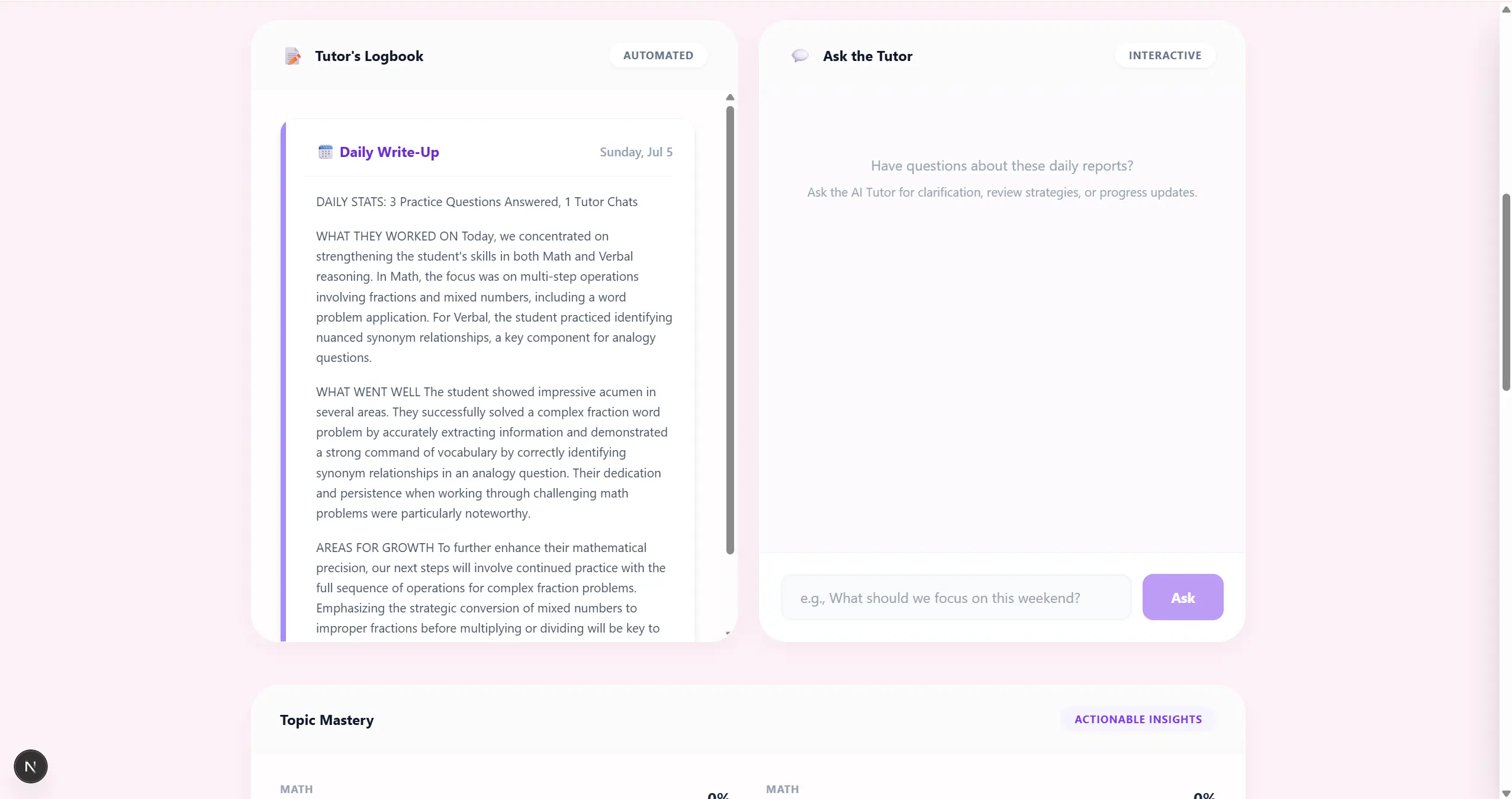 Daily Automated Writeup